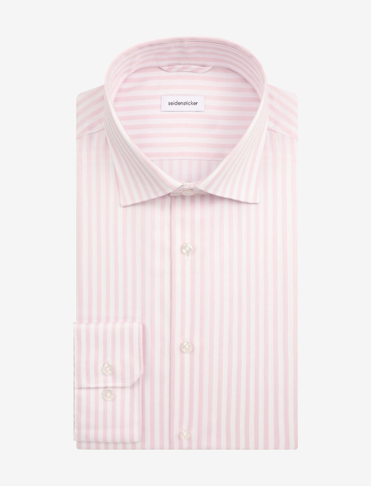 Seidensticker - New Kent 98 - stribede skjorter - pink - 3