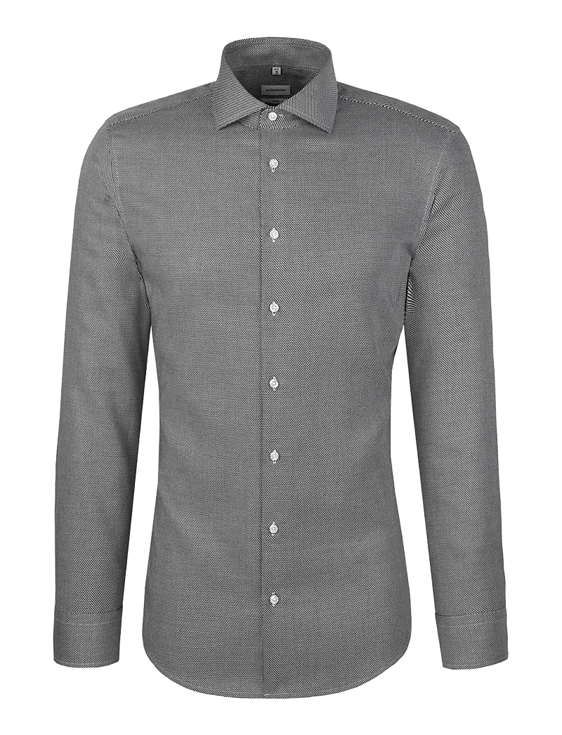 Seidensticker - Spread Kent 98 - formelle skjorter - brown - 0