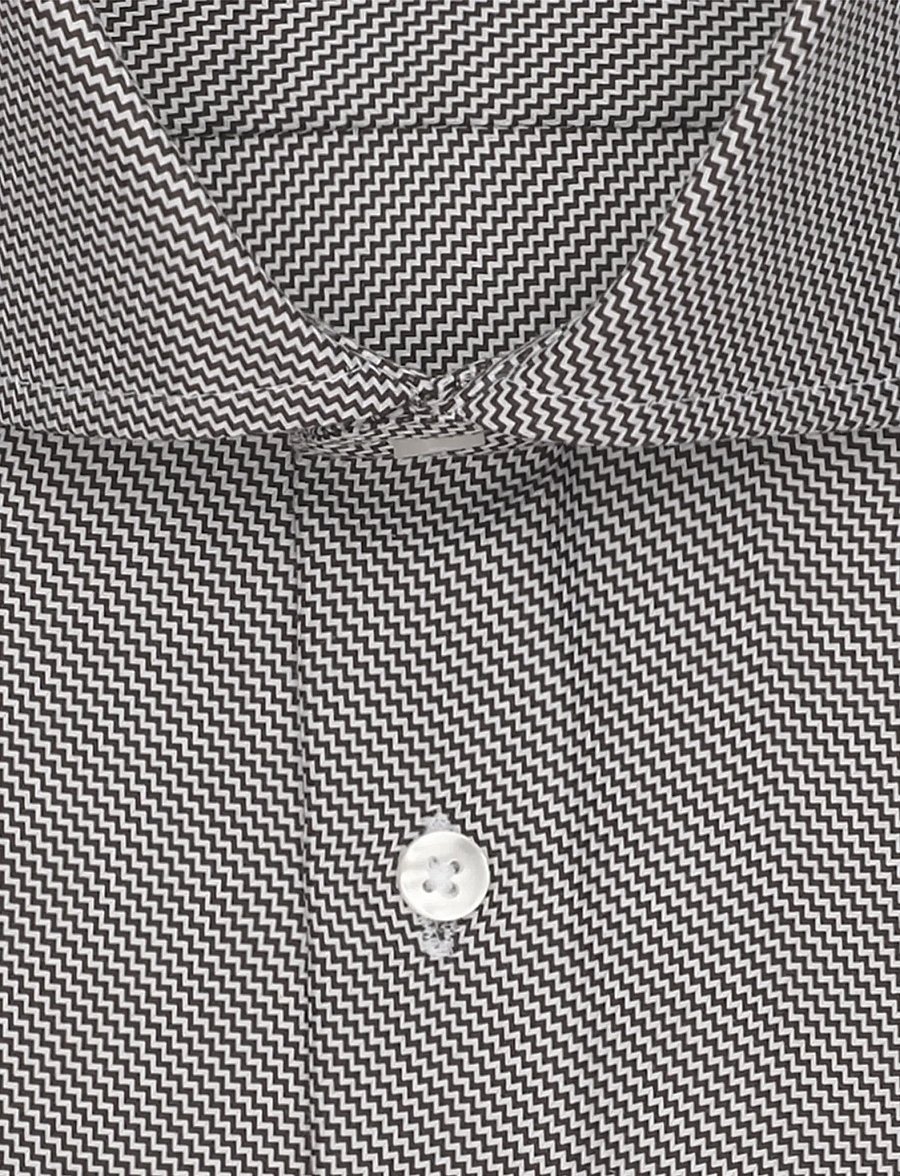 Seidensticker - Business shirt Slim - brown - 4