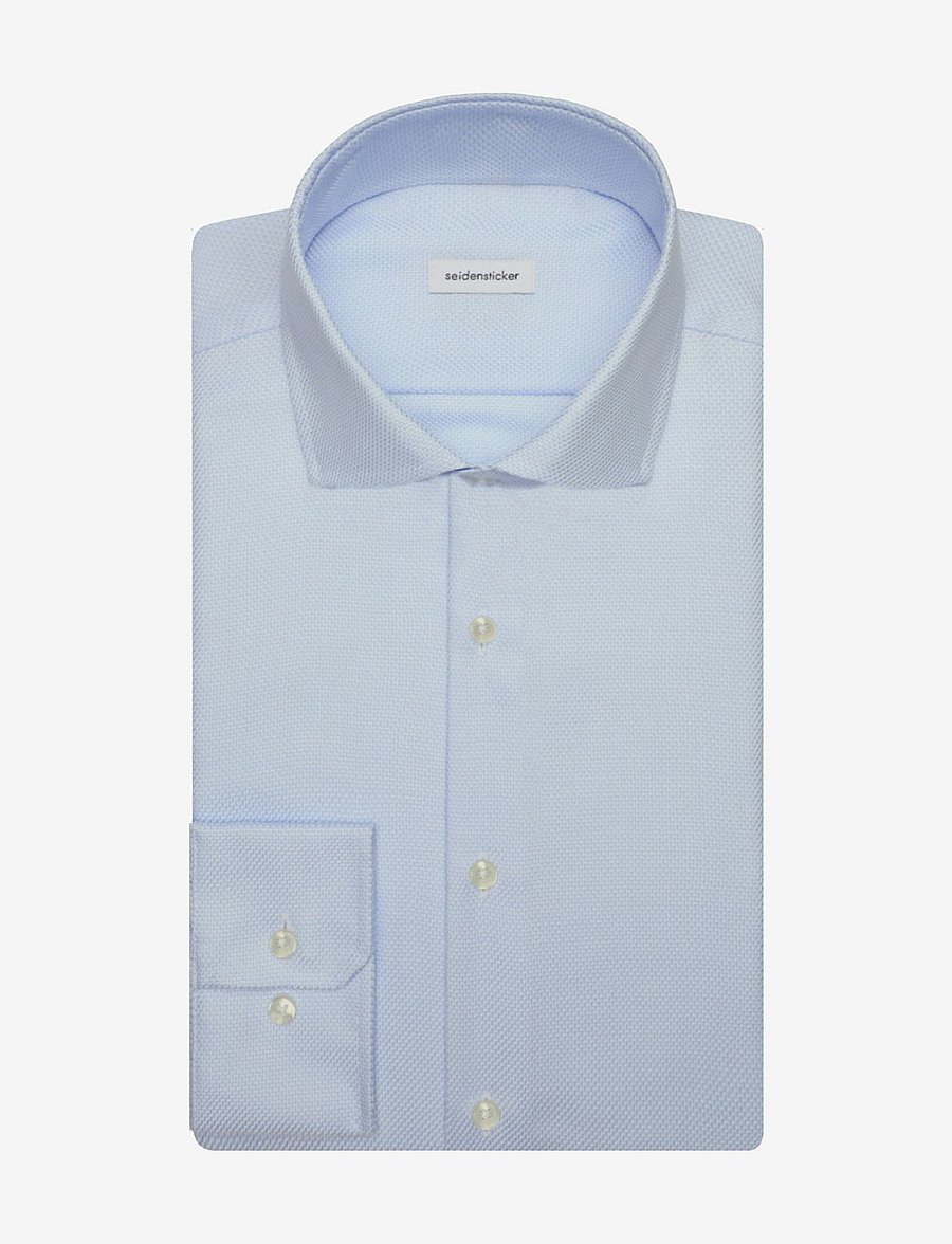 Seidensticker - Business shirt Slim - light blue - 3