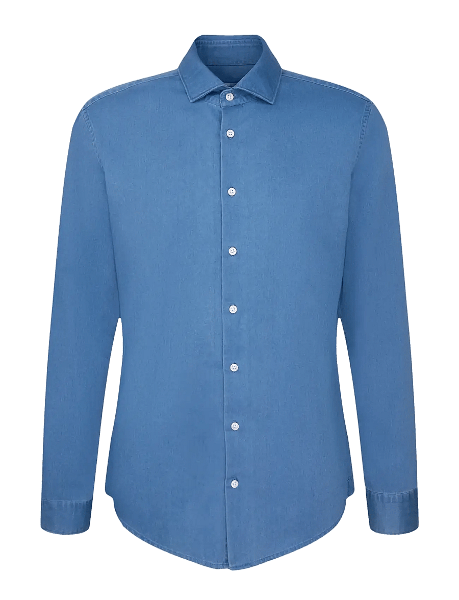 Seidensticker - Denim shirt Slim - jeanshemden - blue - 1