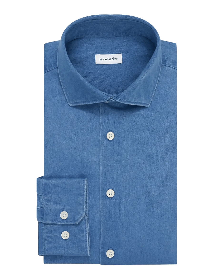 Seidensticker - Denim shirt Slim - jeanshemden - blue - 2