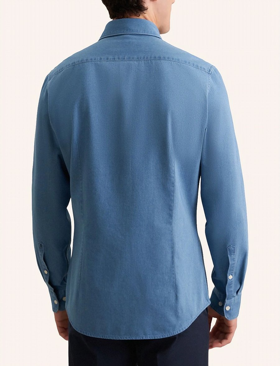 Seidensticker - Denim shirt Slim - jeanshemden - blue - 3