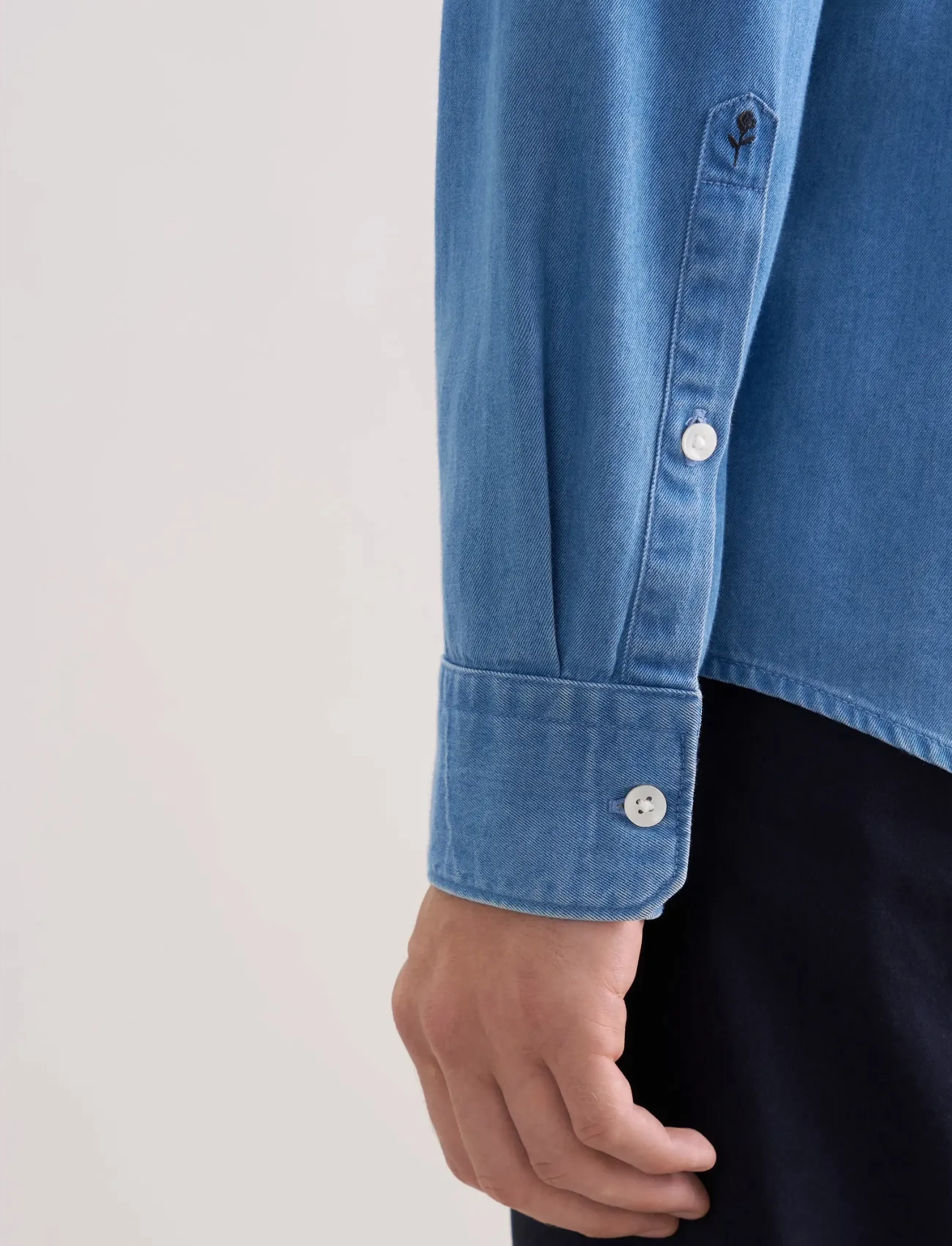 Seidensticker - Denim shirt Slim - prezenty urodzinowe - blue - 4