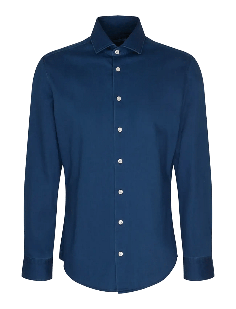 Seidensticker - Denim shirt Slim - jeanshemden - dark blue - 1