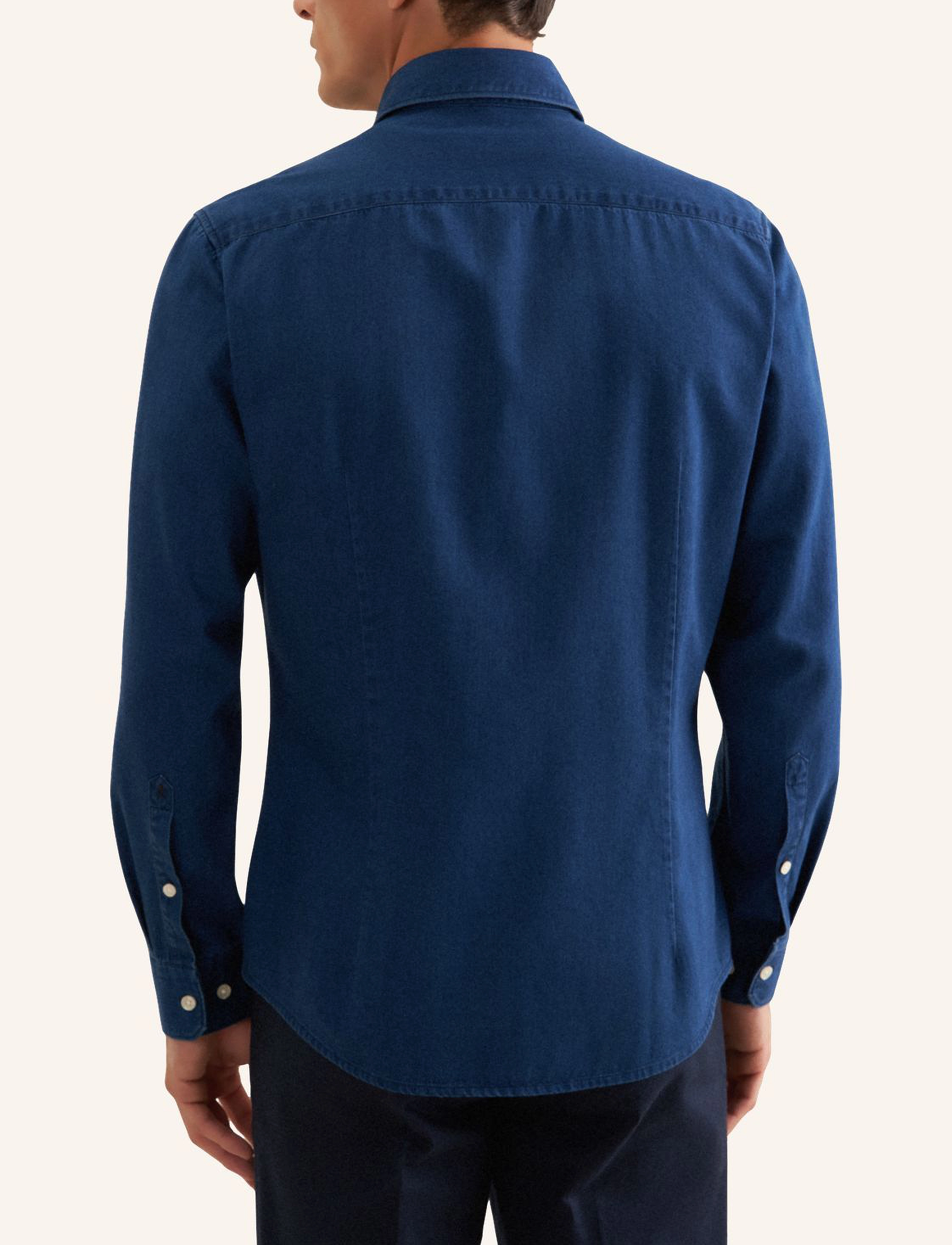 Seidensticker - Denim shirt Slim - jeanshemden - dark blue - 2