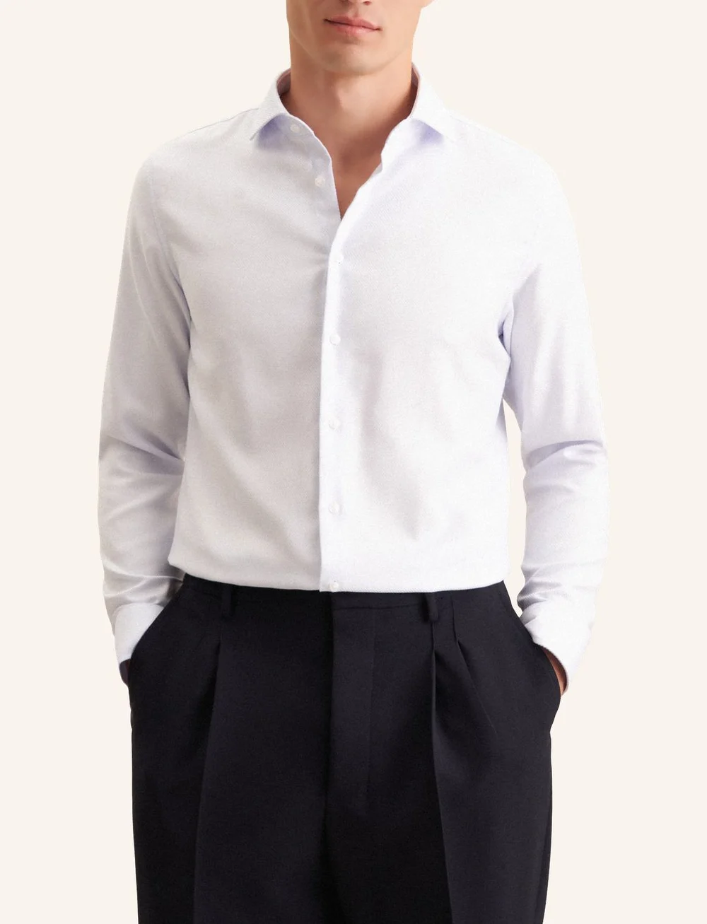 Seidensticker - Spread Kent - kostymskjortor - light blue - 0