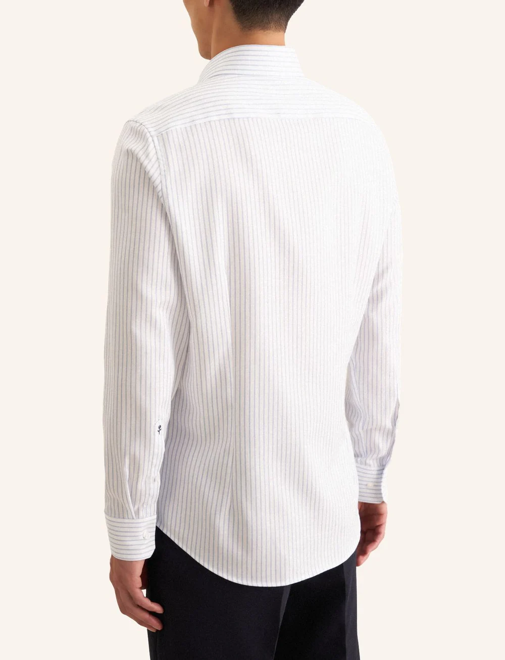 Seidensticker - Spread Kent - randiga skjortor - classic blue - 3