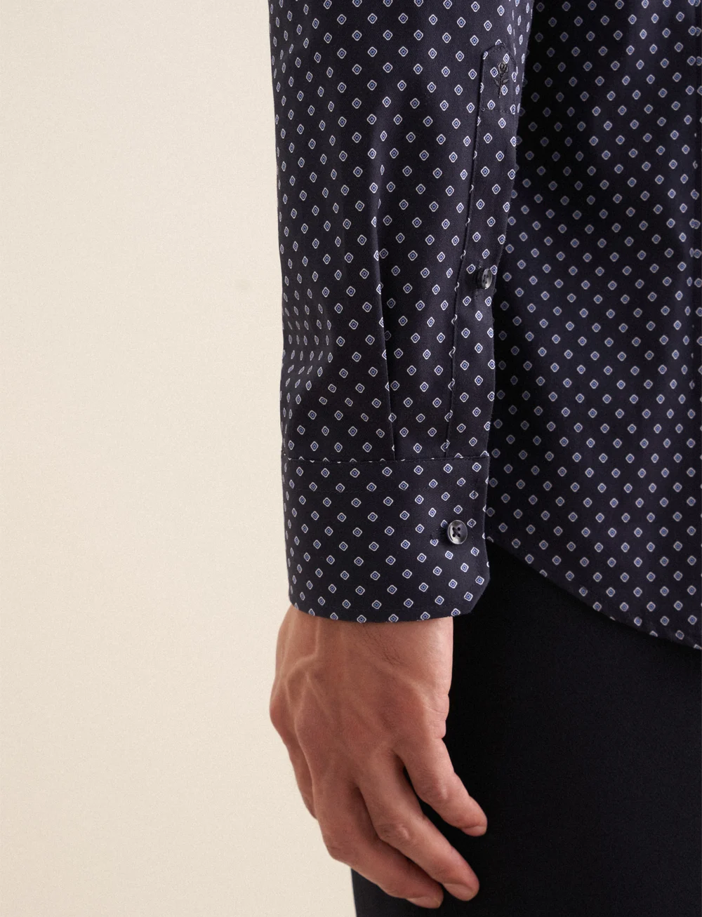 Seidensticker - CITYHEMDEN 1/1 ARM - pattern shirts - navy blue - 4