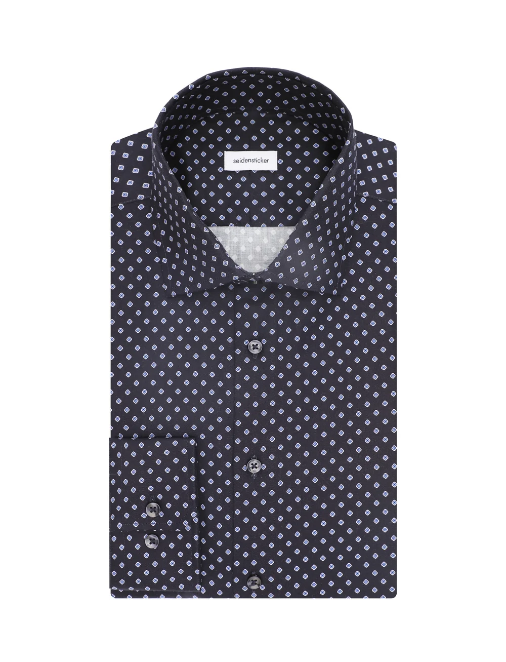 Seidensticker - CITYHEMDEN 1/1 ARM - pattern shirts - navy blue - 5