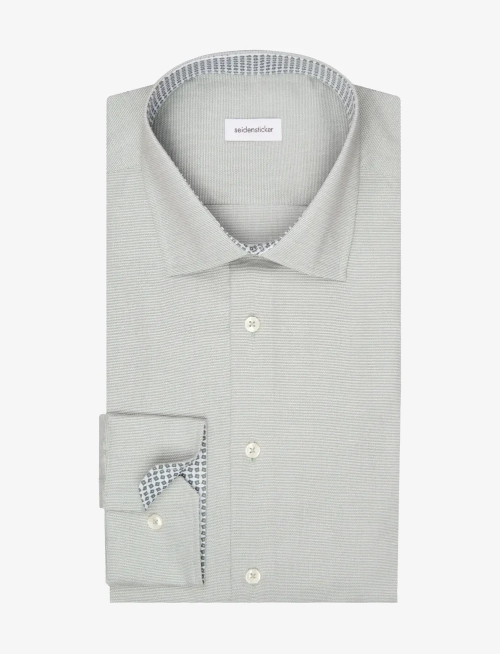 Seidensticker - Business Kent Patch5 - formelle hemden - sage green - 2