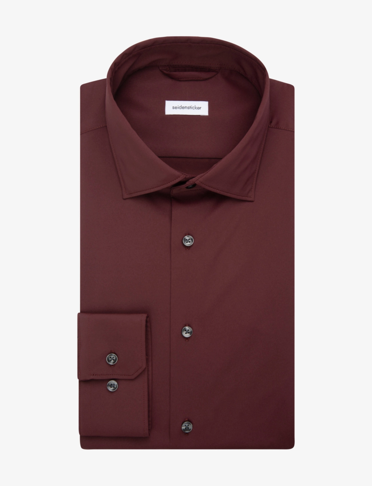 Seidensticker - Performance shirt Slim - berry - 4