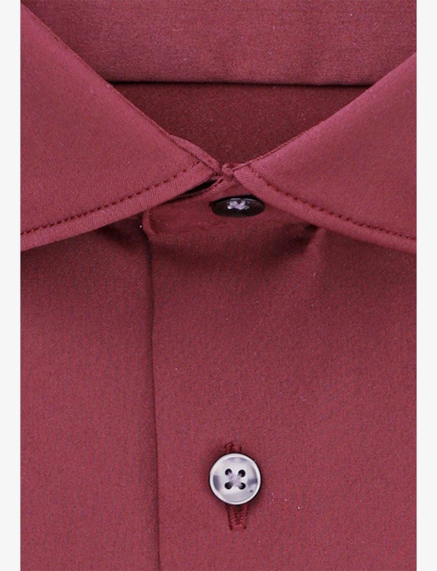 Seidensticker - Performance shirt Slim - kostymskjortor - dark red - 2