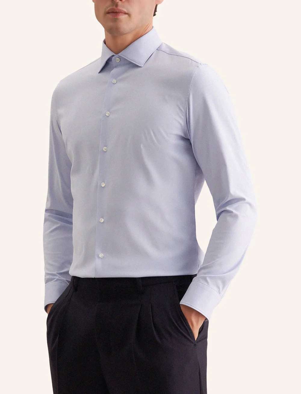 Seidensticker - New Kent - formal shirts - light blue - 0