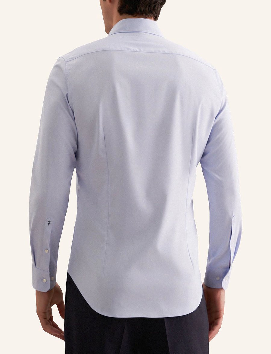 Seidensticker - Performance shirt Slim - pidulikud särgid - light blue - 4