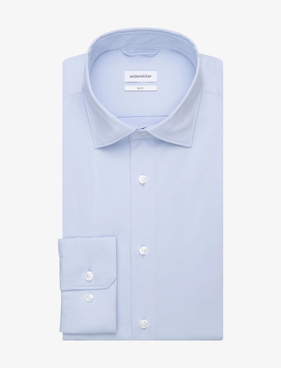 Seidensticker - Performance shirt Slim - pidulikud särgid - light blue - 3
