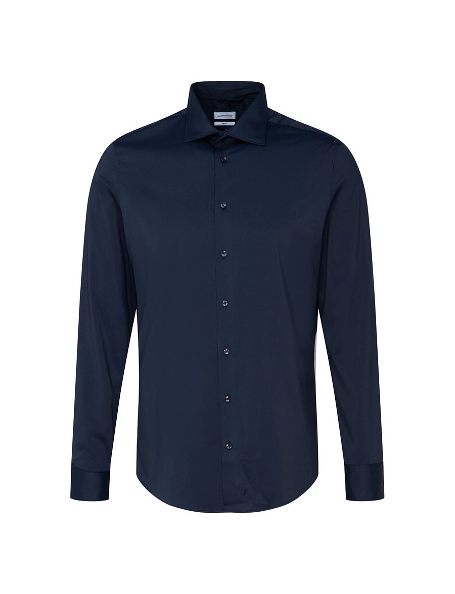 Seidensticker - Performance shirt Slim - formelle hemden - navy - 1