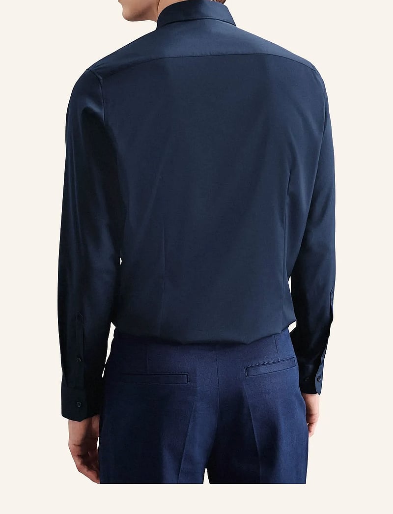 Seidensticker - New Kent - kostymskjortor - navy - 4