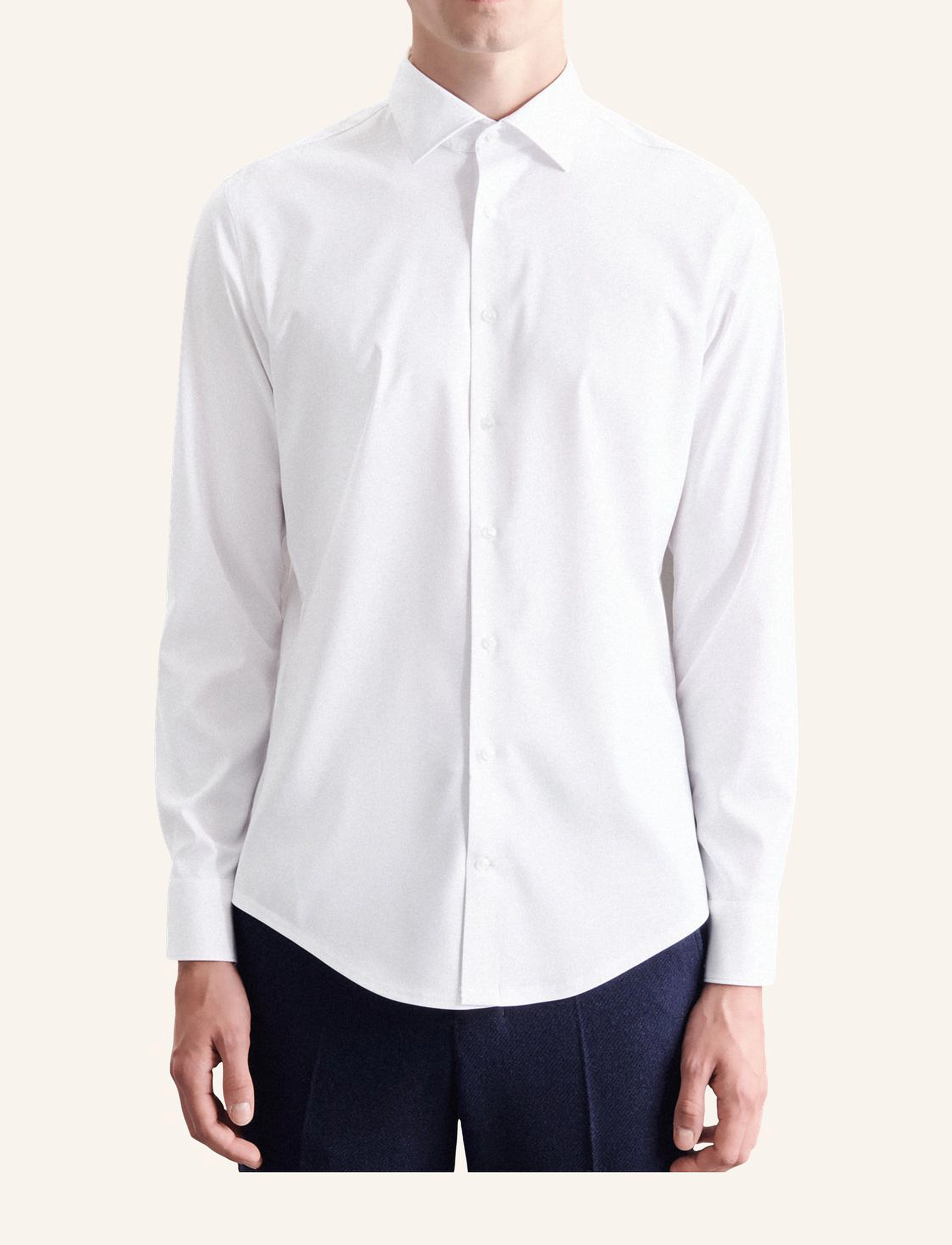 Seidensticker Performance shirt Slim - Skjorter - WHITE / white