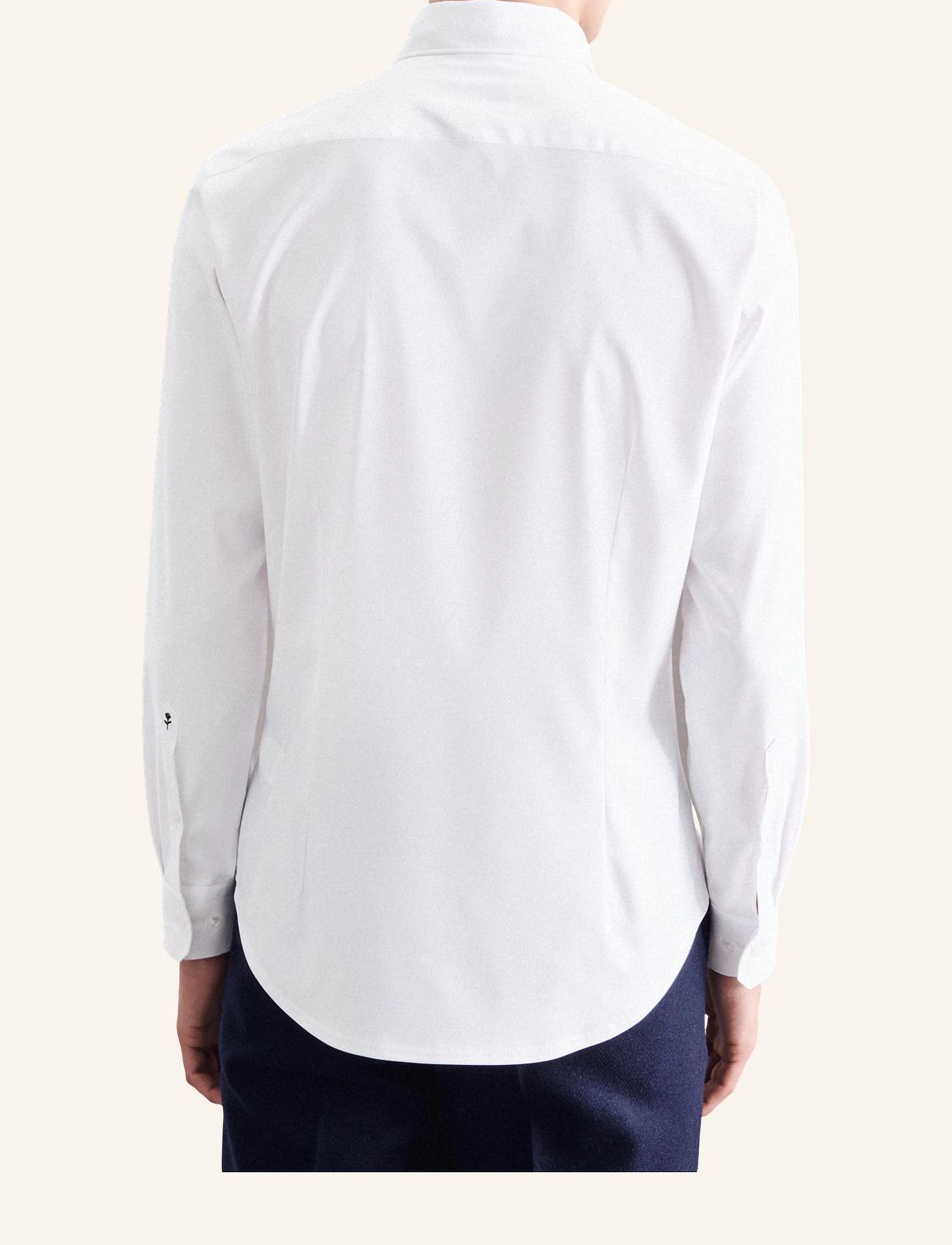 Seidensticker - Performance shirt Slim - basic skjortor - white - 4