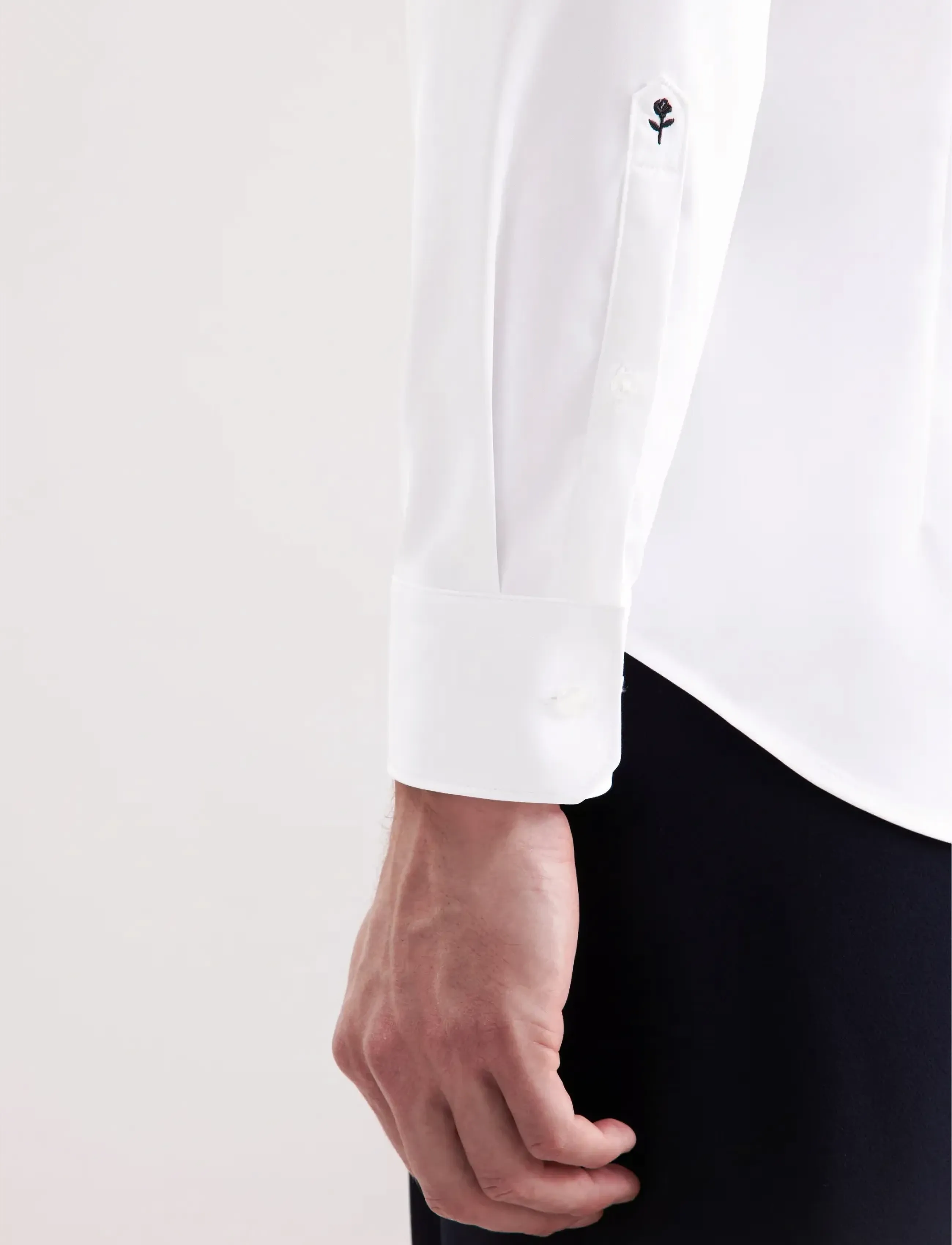 Seidensticker - Performance shirt Slim - basic skjortor - white - 5