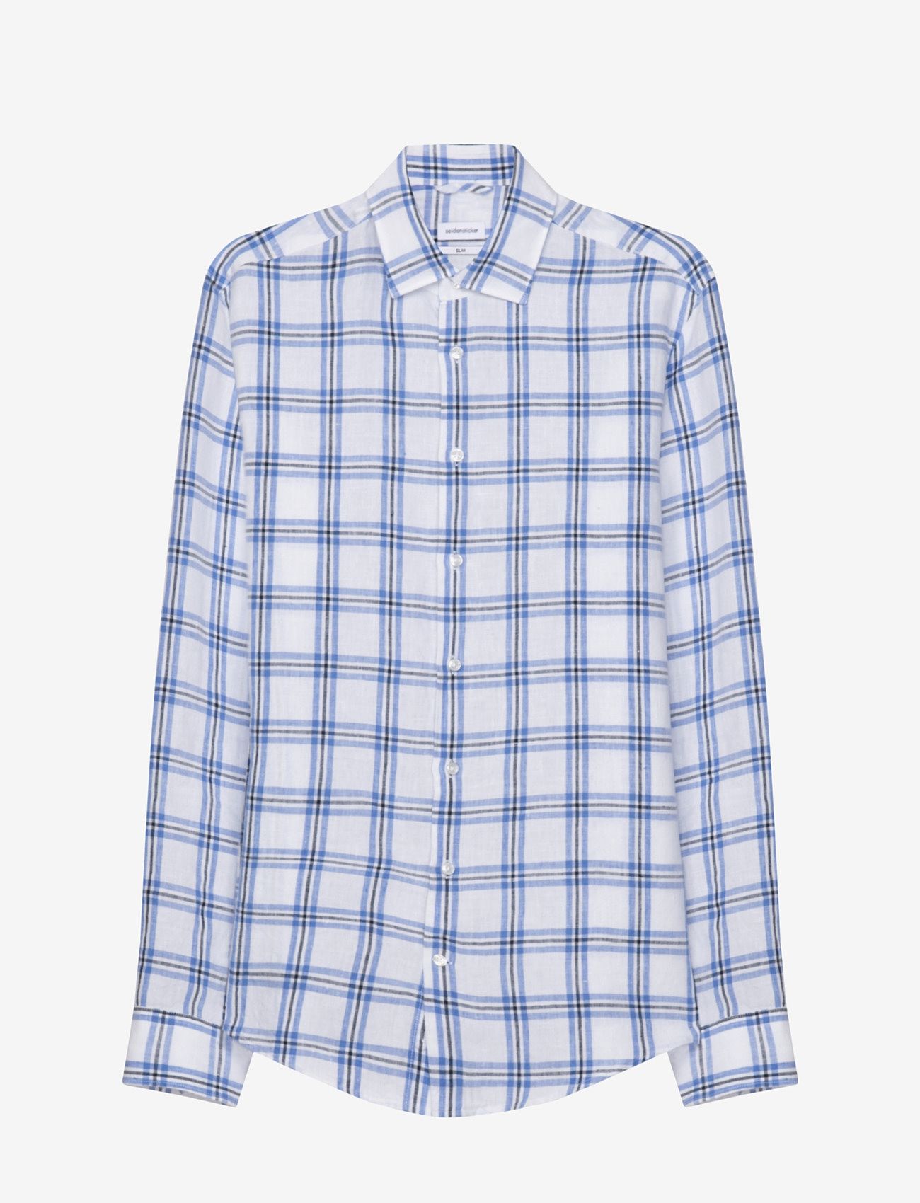 Seidensticker - CITYHEMDEN 1/1 ARM - leinenhemden - light blue - 1