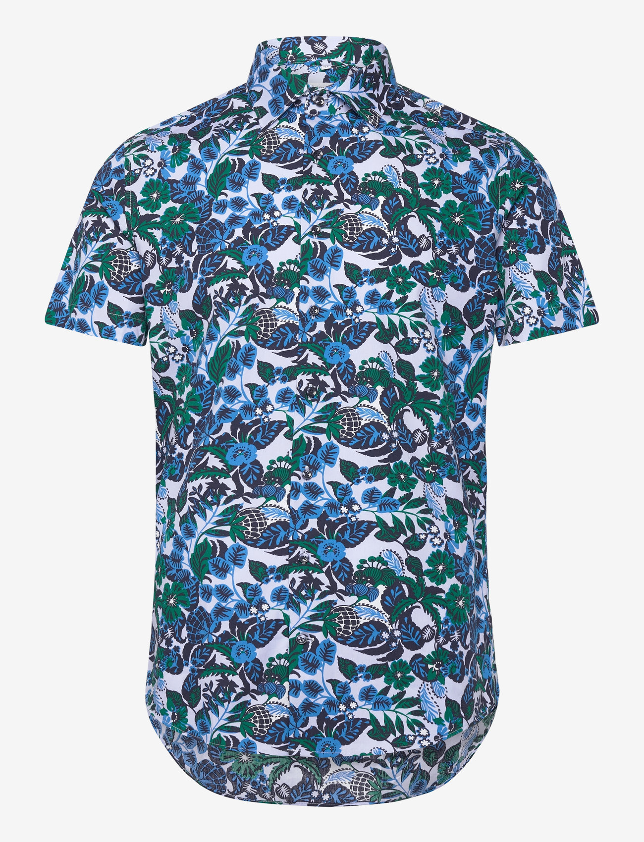 Seidensticker - New Kent 1/2 - kurzarmhemden - turquoise - 0