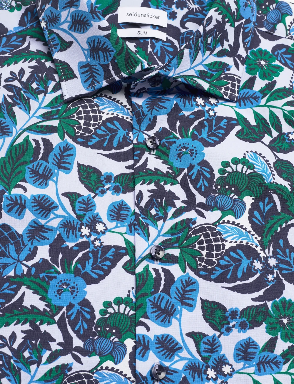 Seidensticker - CITYHEMDEN 1/2 ARM - kortærmede skjorter - turquoise - 2