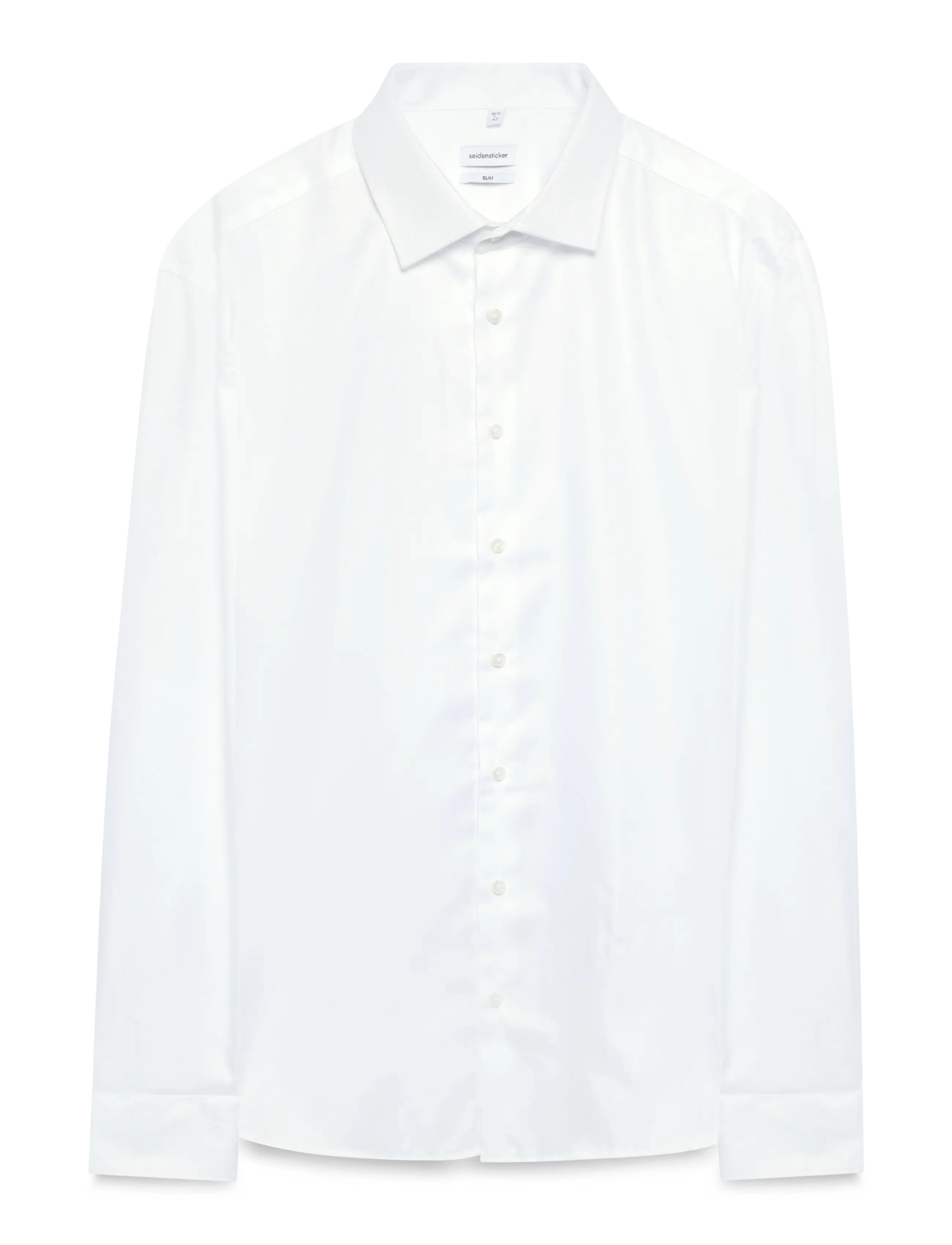 Seidensticker Business Shirt Slim, 39, White, Skjorter > Smokingskjorter, Herre