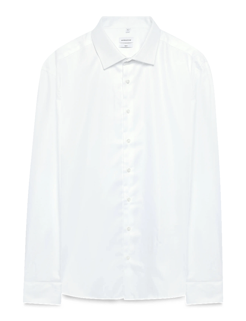 Seidensticker - Business Kent - formal shirts - white - 2