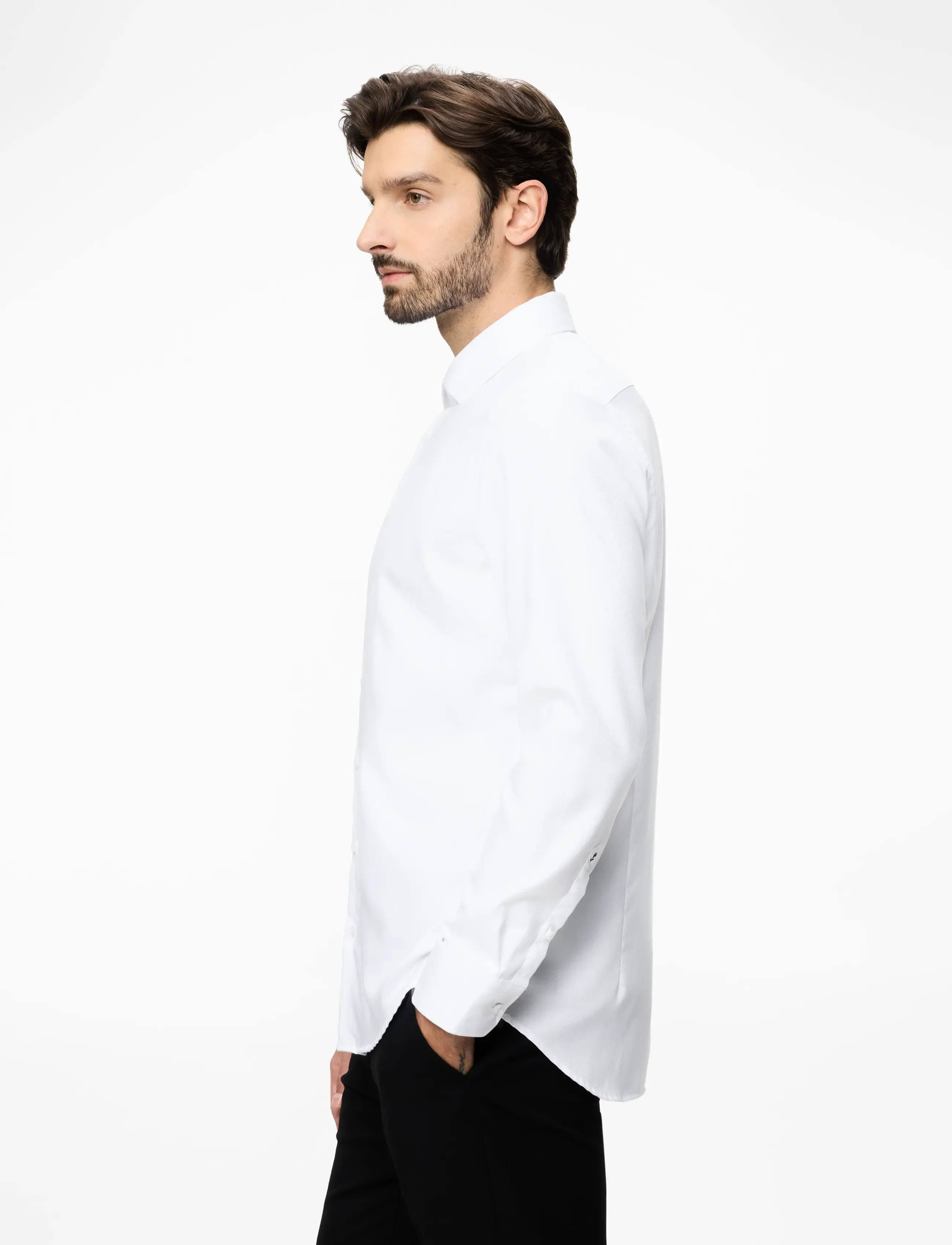 Seidensticker - Business shirt Slim - formelle skjorter - white - 4