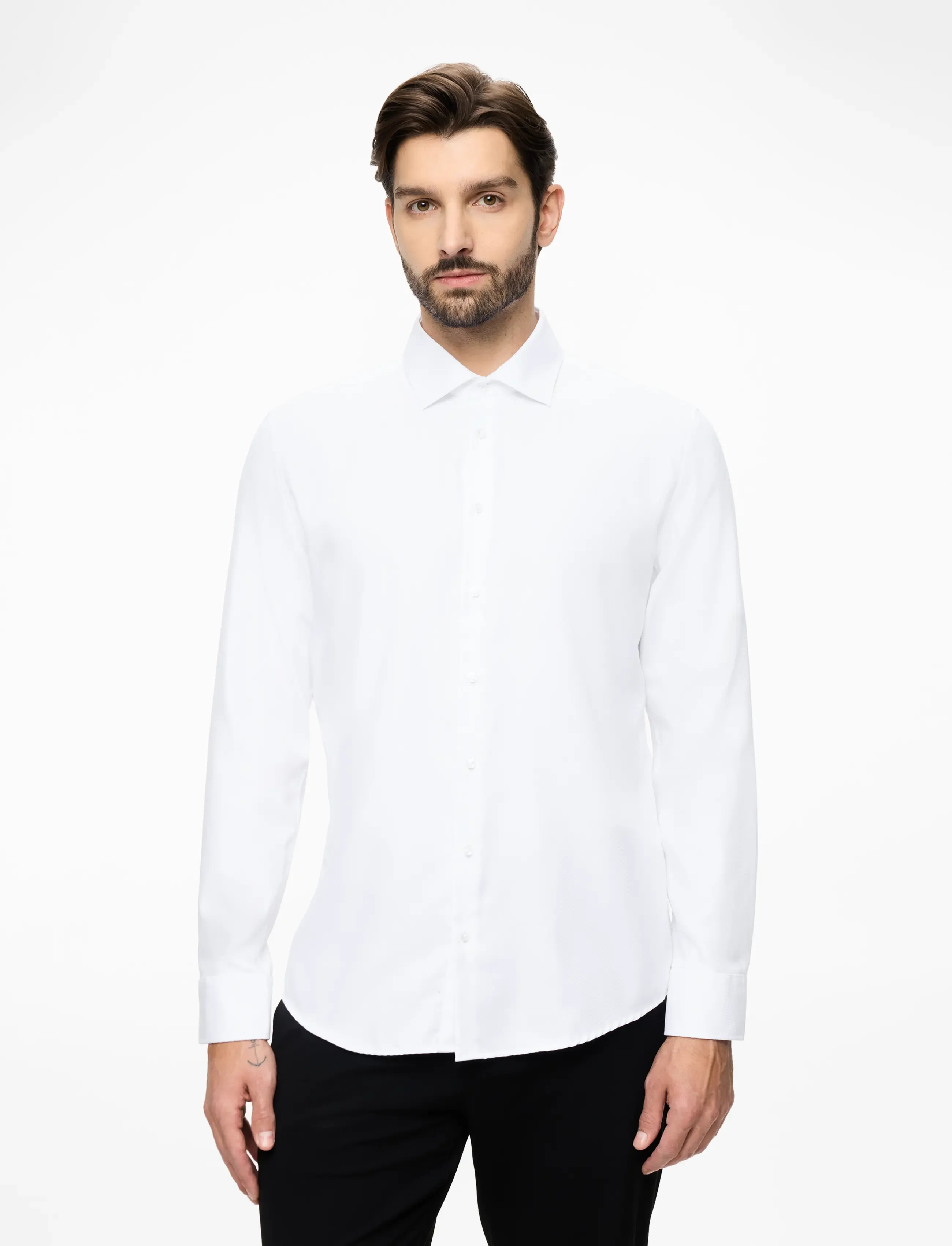 Seidensticker Business shirt Slim - Formelle skjorter - WHITE / white