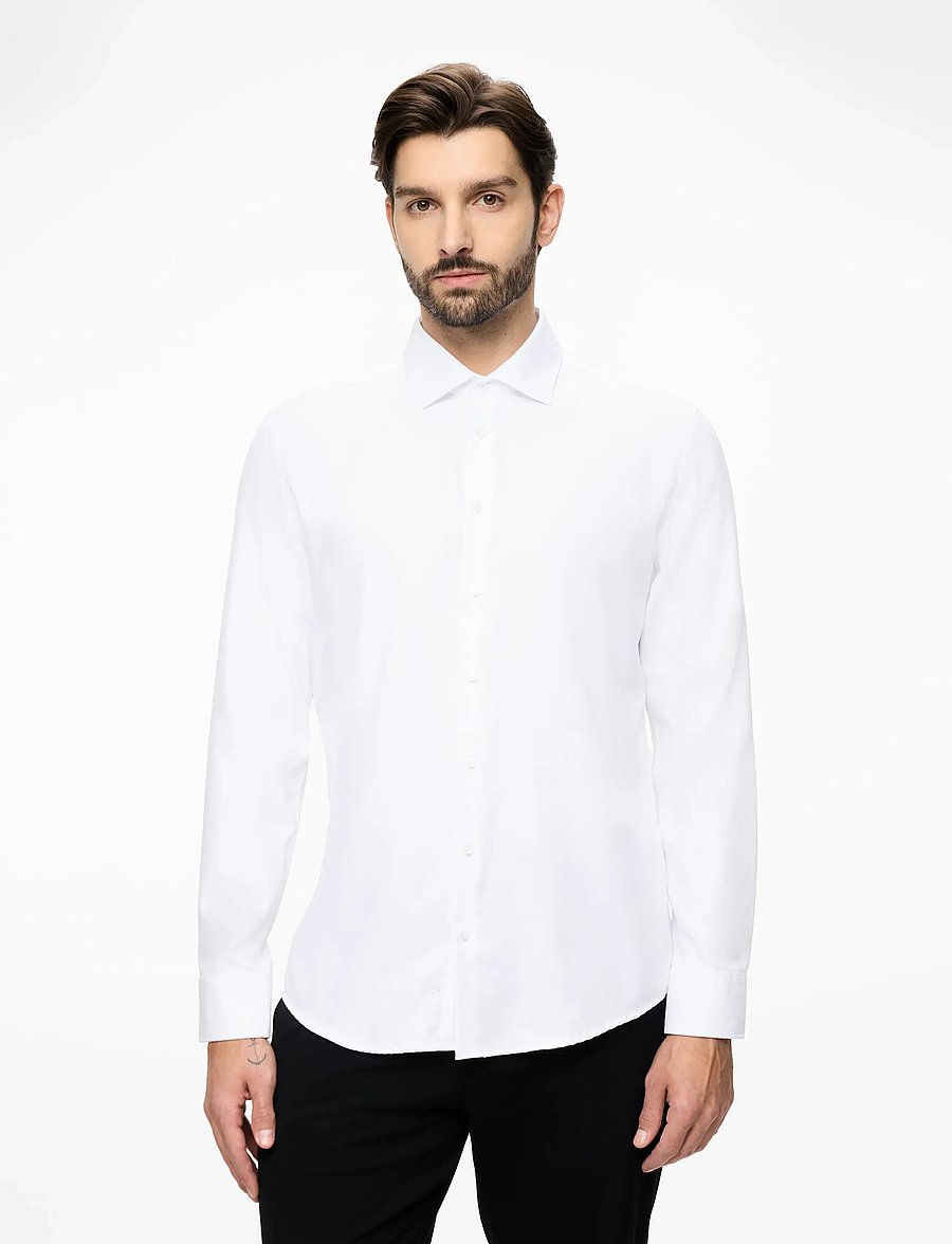 Seidensticker - Business shirt Slim - formelle skjorter - white - 0