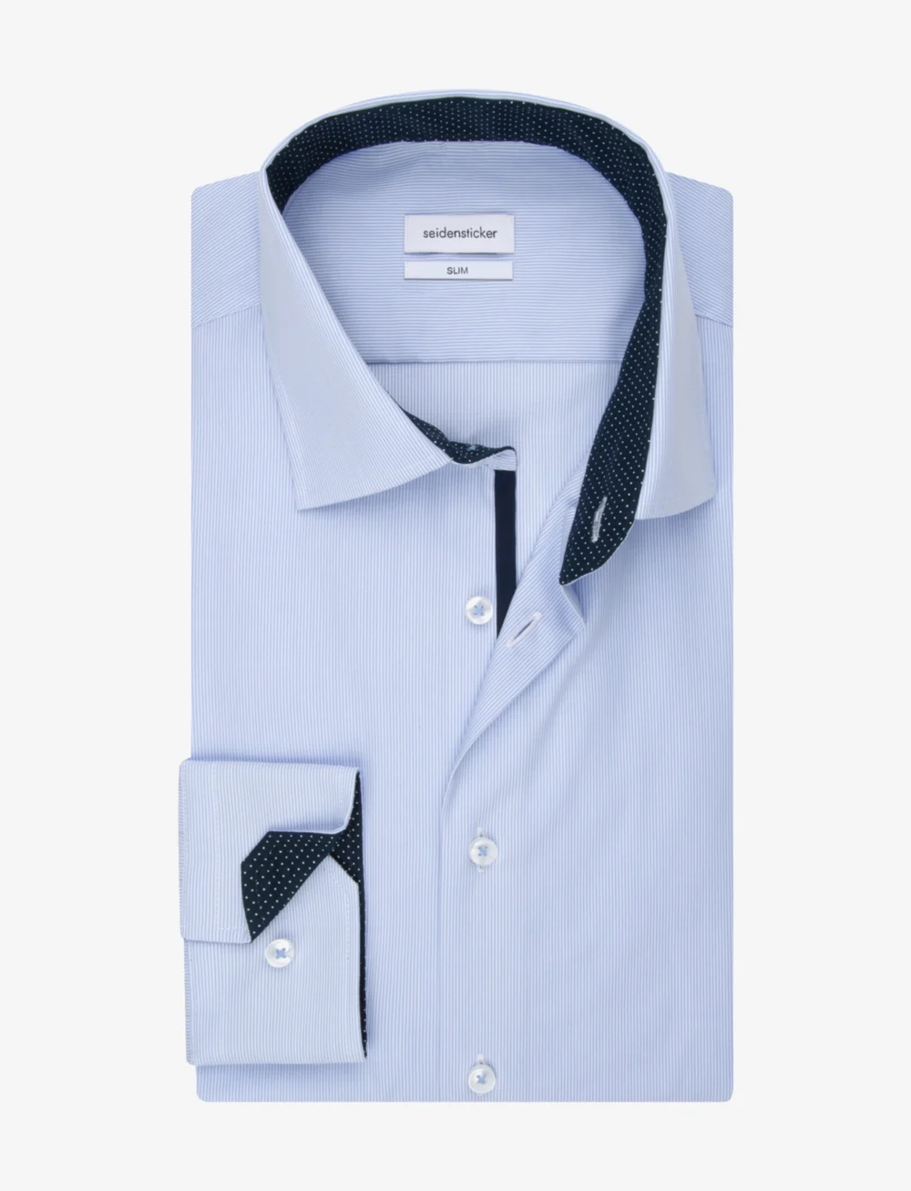 Seidensticker - Business Kent Patch13 - formal shirts - light blue - 3