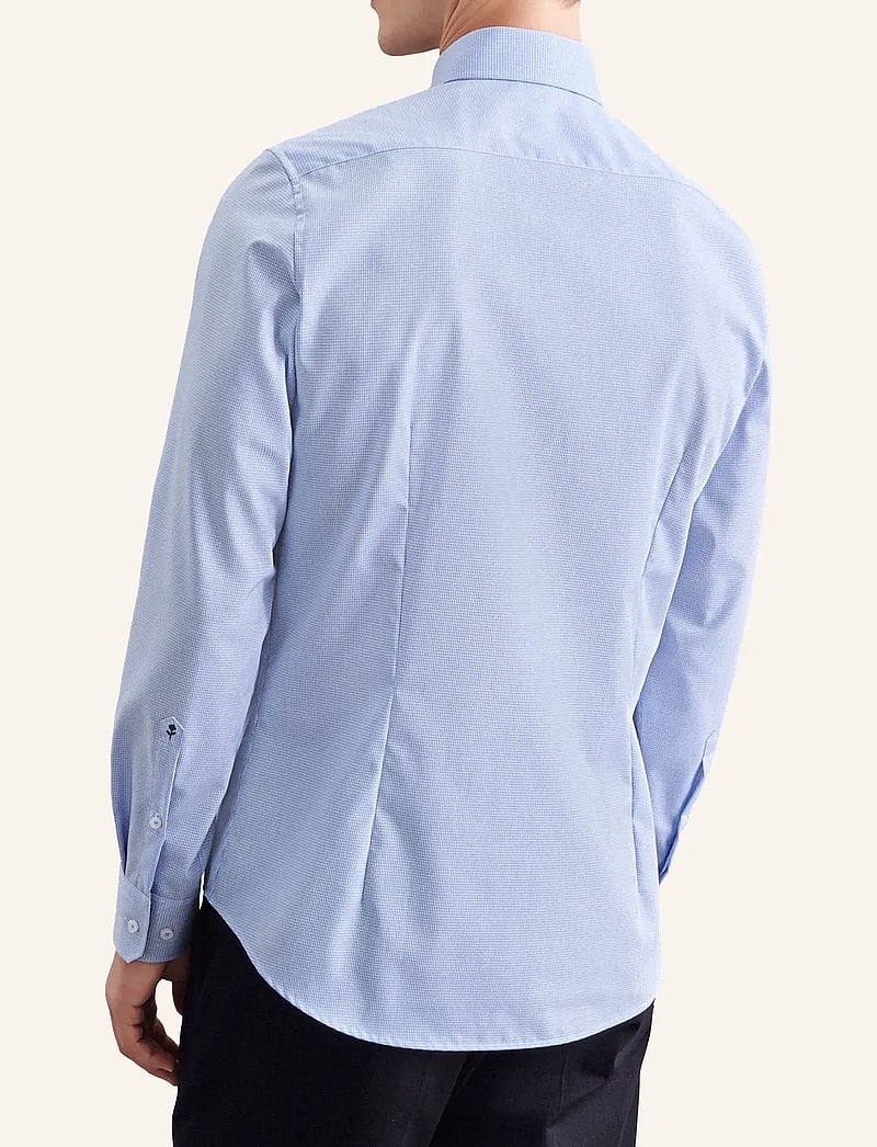 Seidensticker - Business Kent Patch13 - formelle hemden - light blue - 4