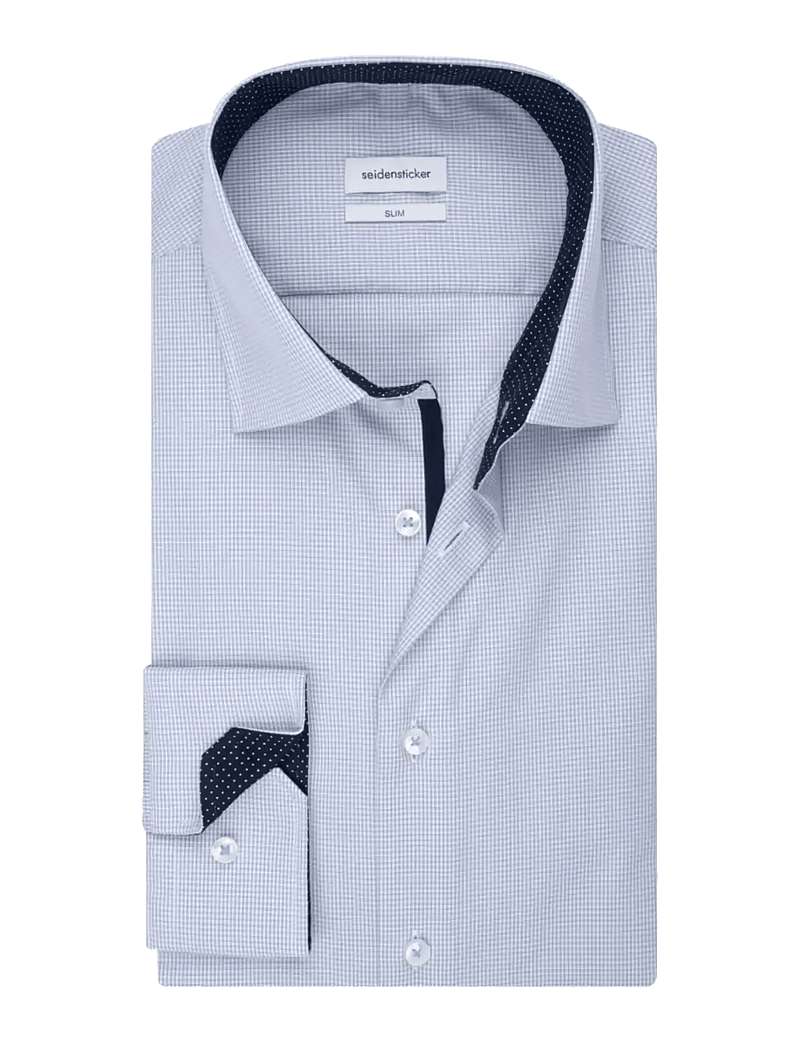 Seidensticker - Business Kent Patch13 - formelle hemden - light blue - 3