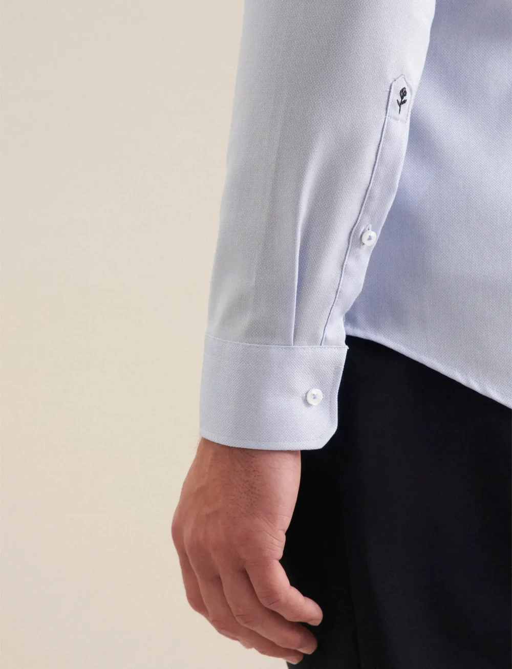 Seidensticker - CITYHEMDEN 1/1 ARM - kostymskjortor - medium blue - 4