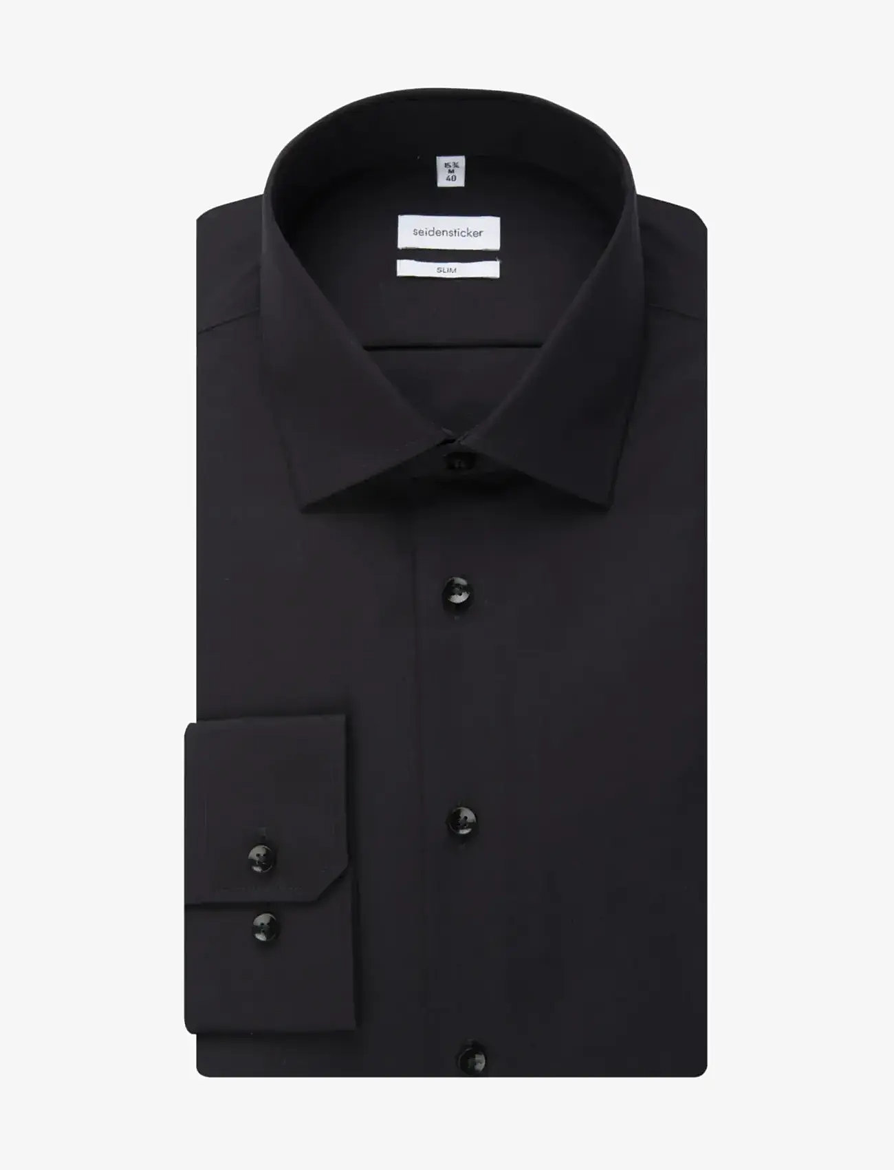 Seidensticker - Business Kent 98 1/1 - kostymskjortor - black - 3