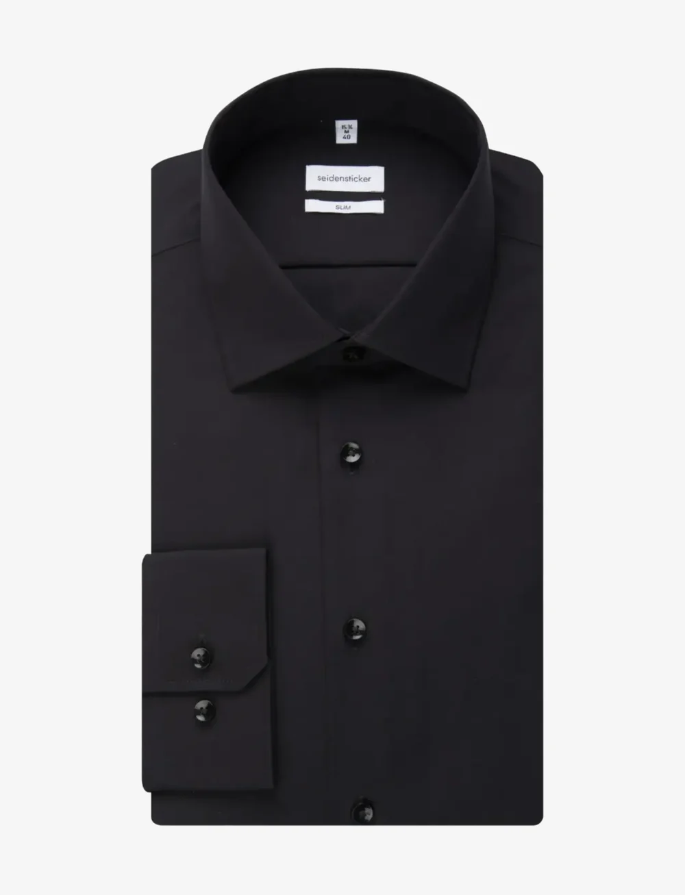 Seidensticker - Business Kent 98 1/1 - formelle skjorter - black - 3