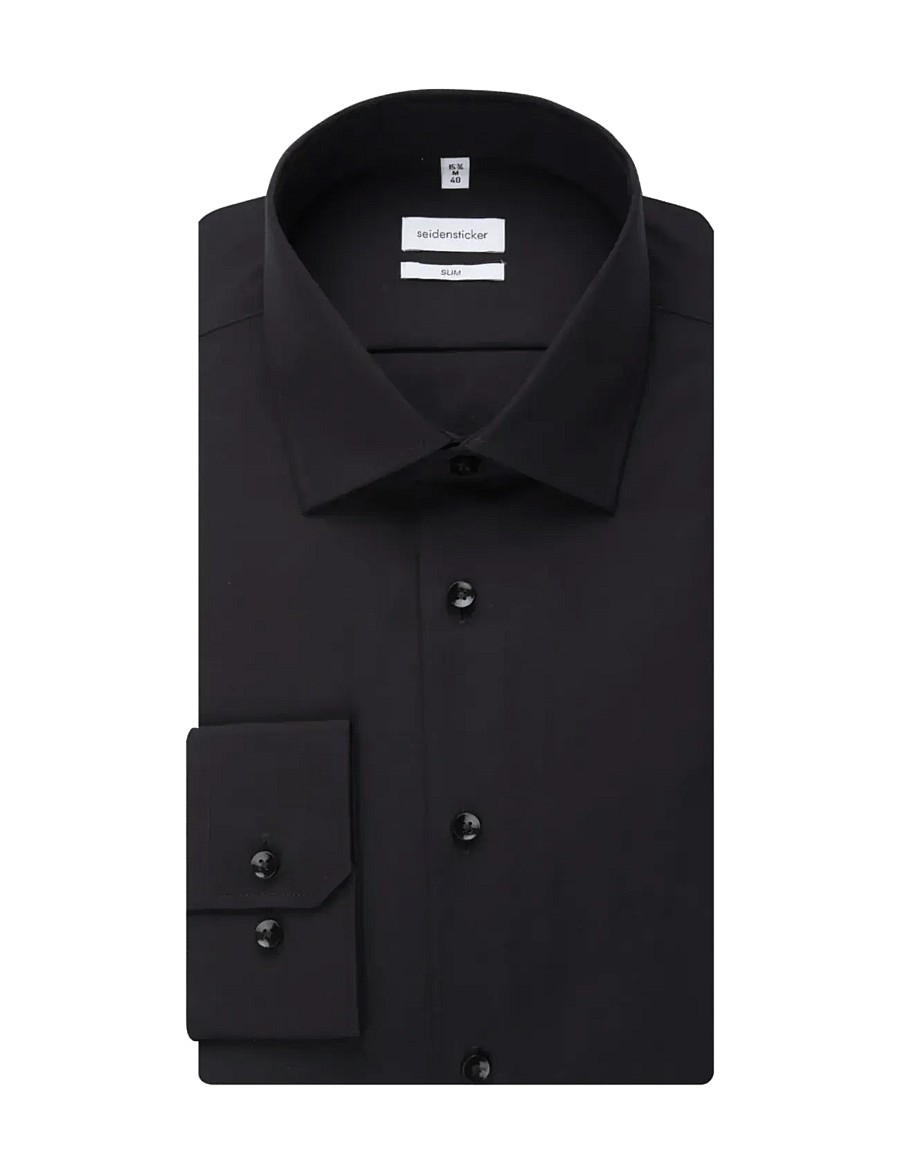 Seidensticker - Business shirt Slim - formelle hemden - black - 3