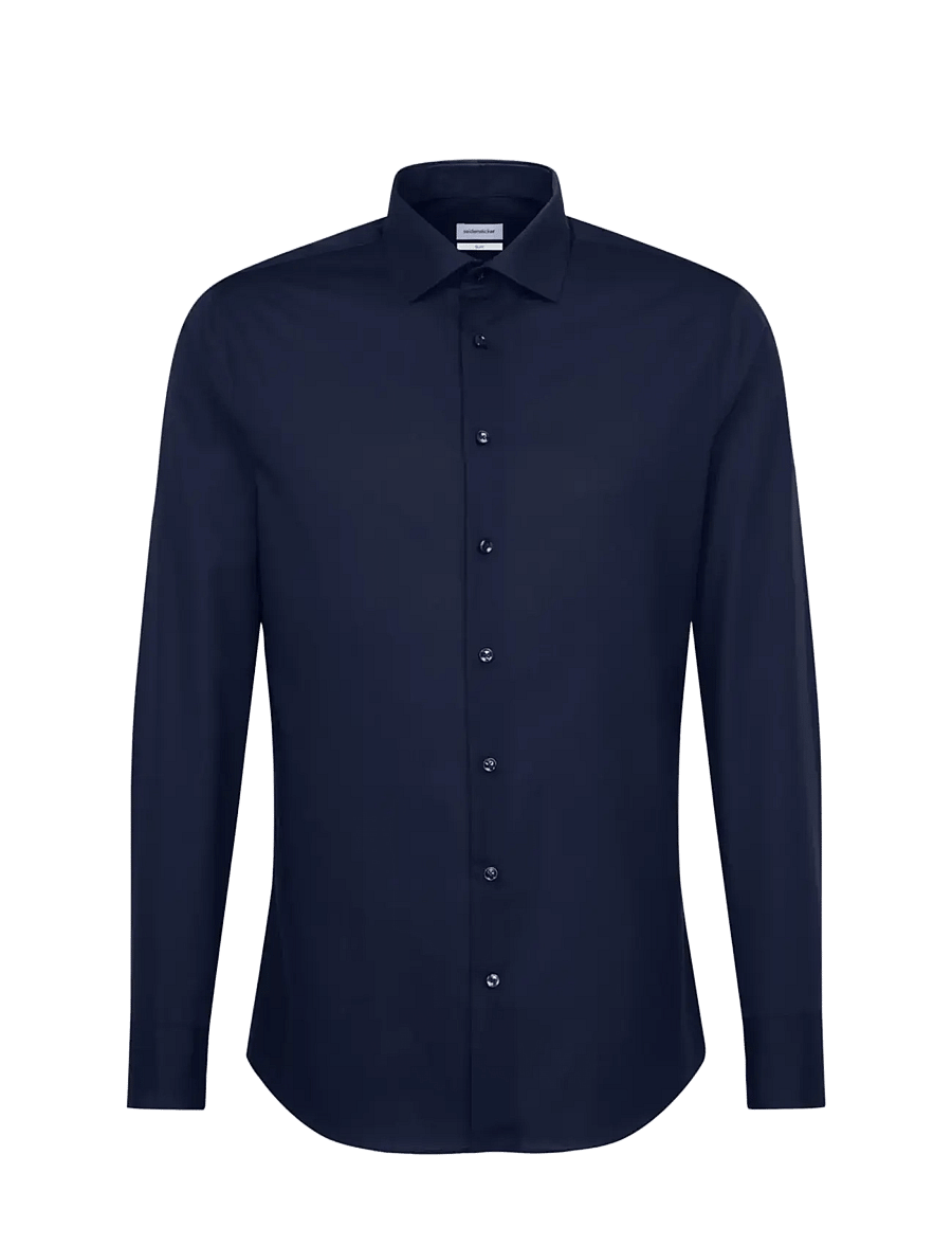 Seidensticker - Business shirt Slim - koszule wizytowe - navy - 1