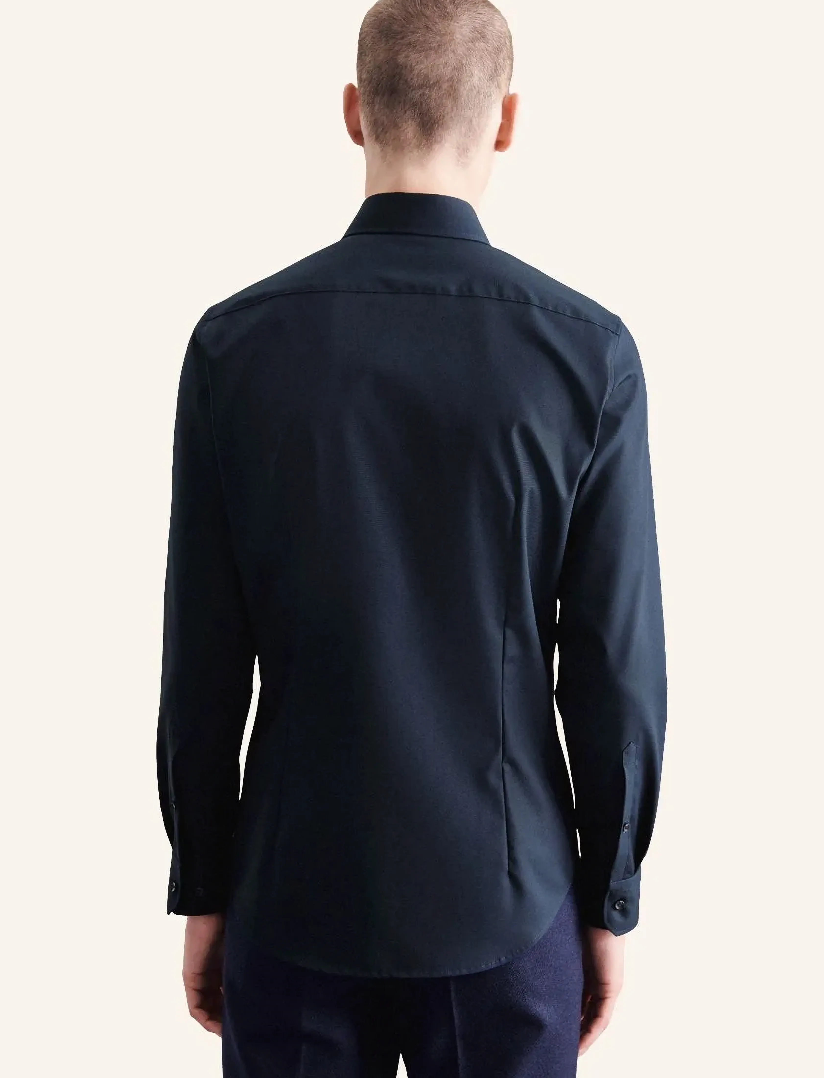 Seidensticker - Business shirt Slim - formelle hemden - navy - 4