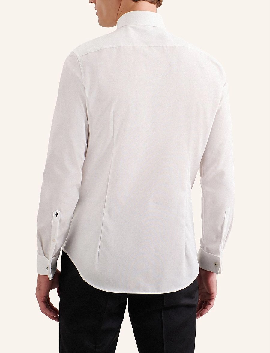 Seidensticker - Gala shirt Slim - formelle skjorter - ecru - 4
