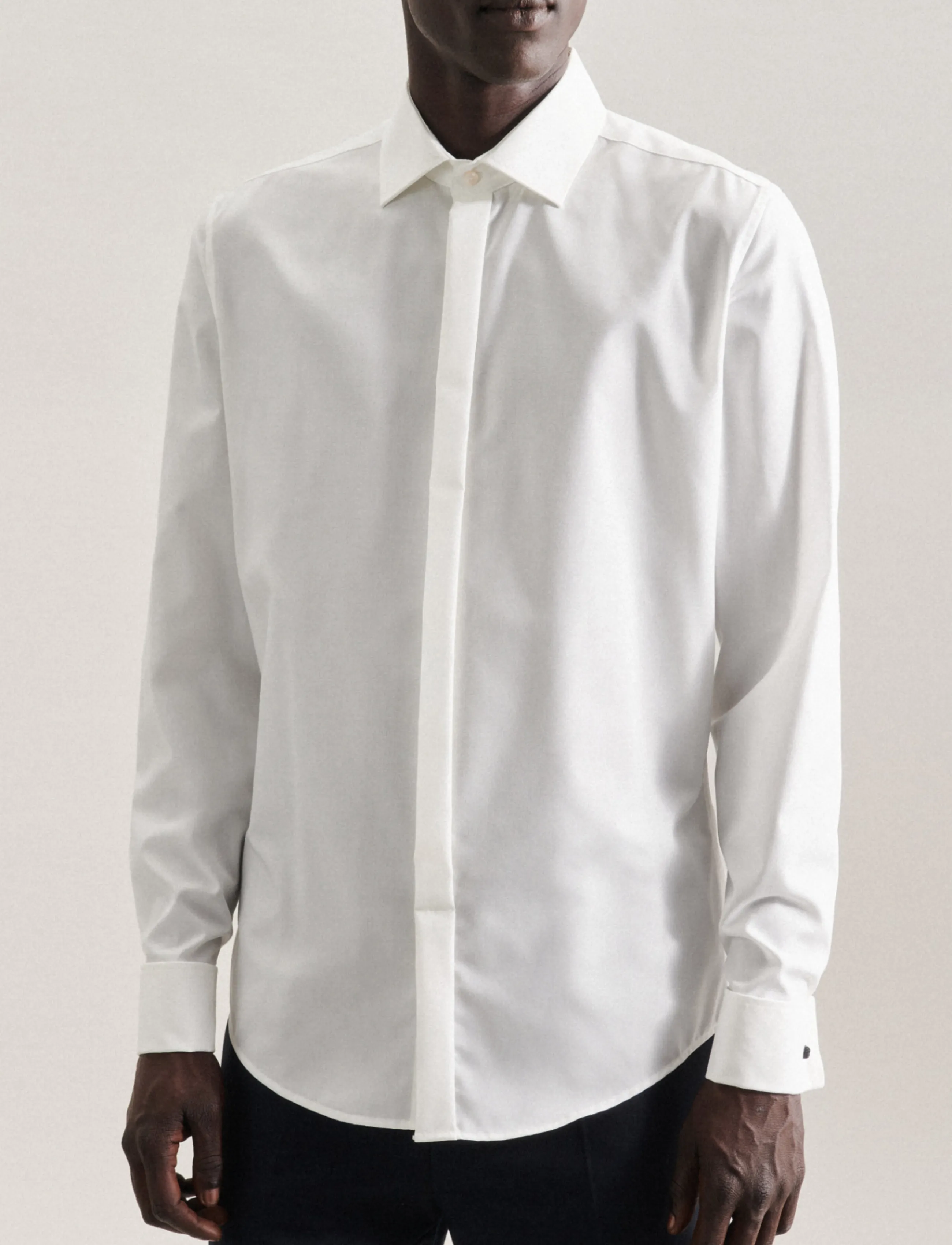 Seidensticker - Gala shirt Slim - formelle skjorter - ecru - 5