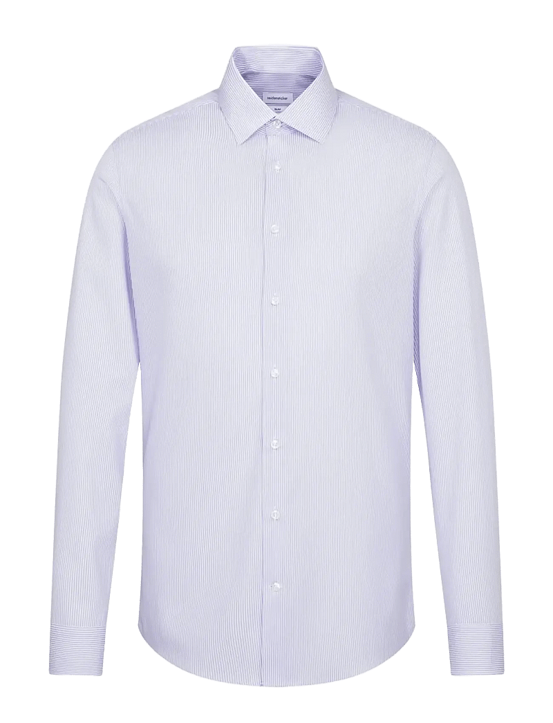 Seidensticker - Business Kent 98 1/1 - gestreifte hemden - light blue - 1