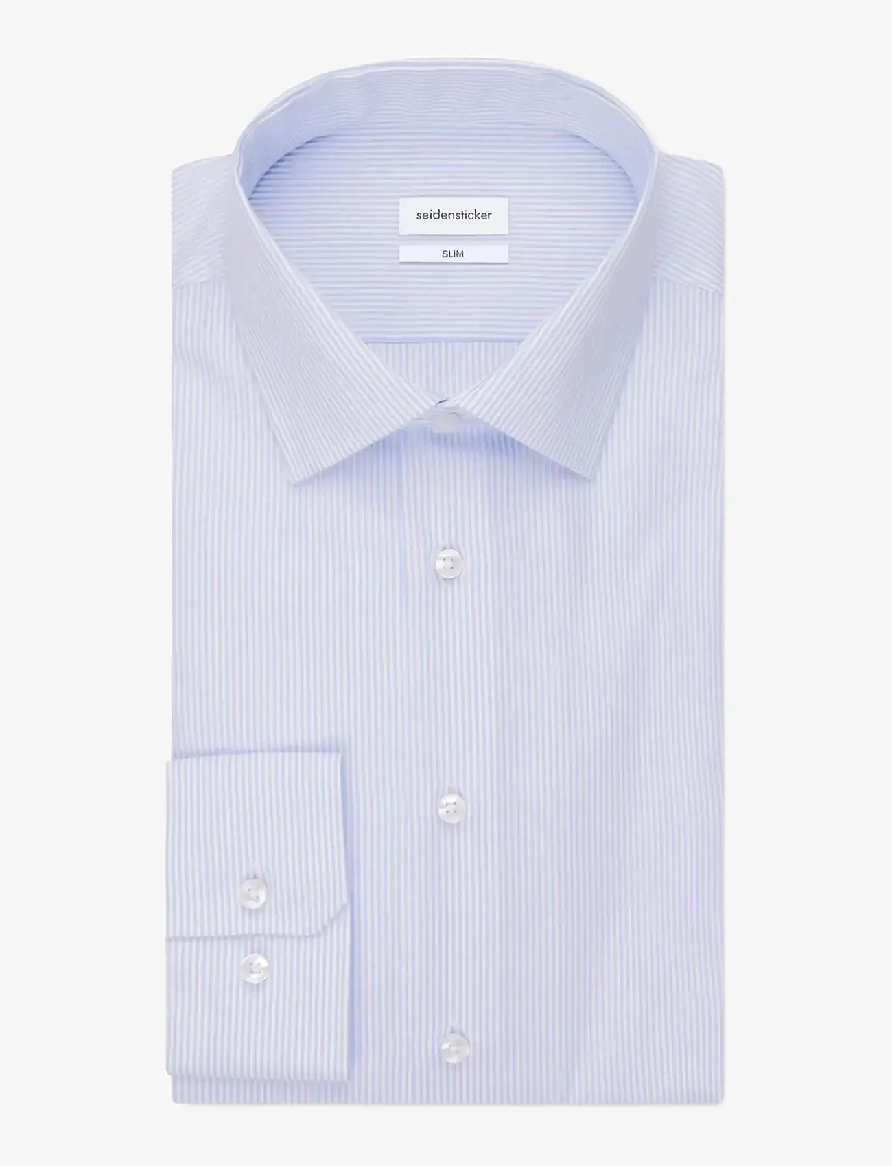 Seidensticker - Business Kent 98 1/1 - gestreifte hemden - light blue - 3