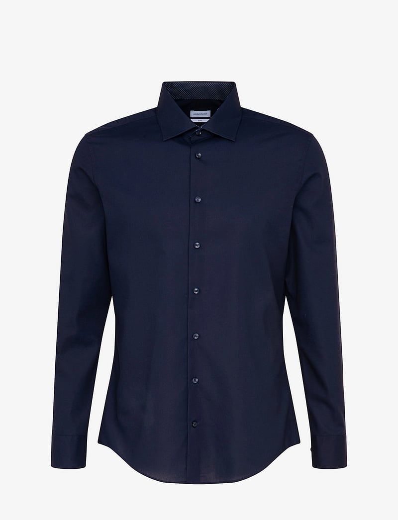Seidensticker - Business Kent Patch12 - formelle skjorter - dark blue - 1