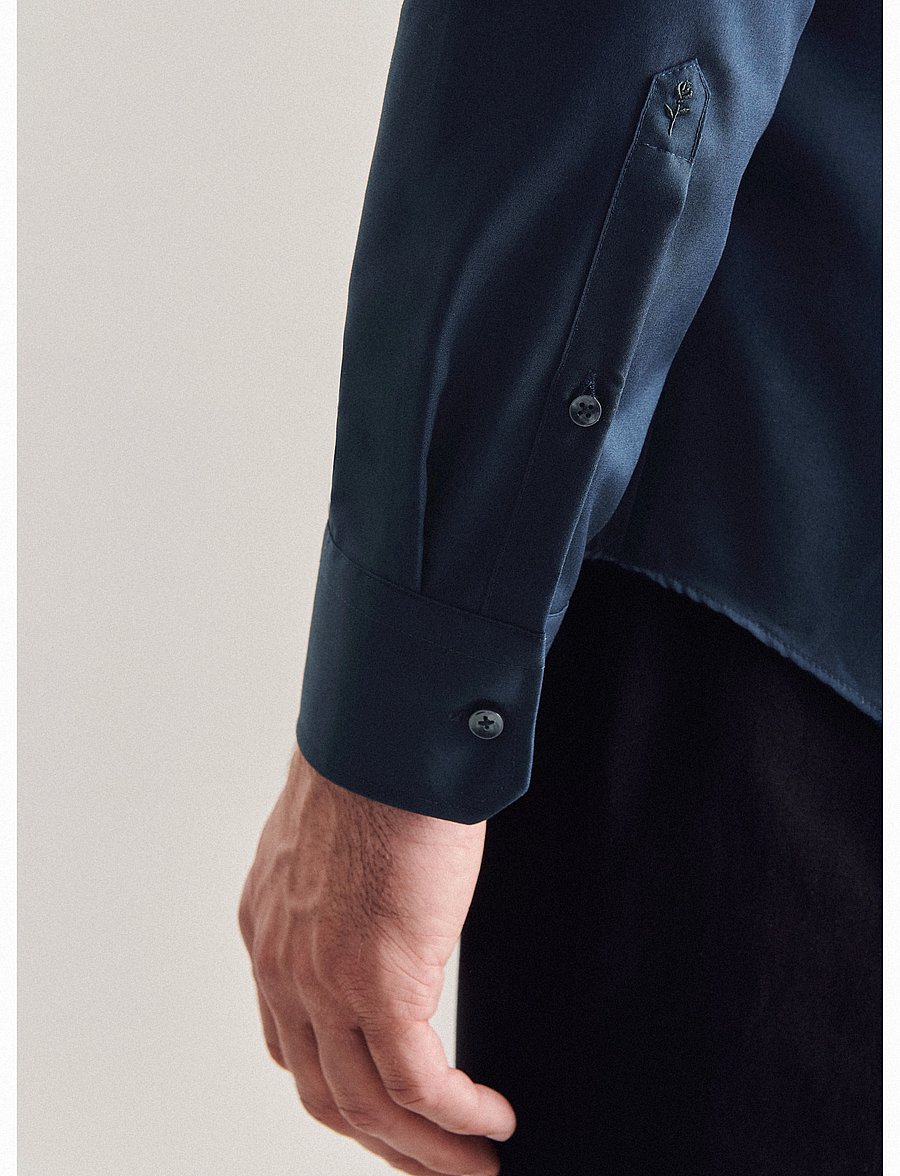 Seidensticker - Business shirt Slim - kostymskjortor - dark blue - 5