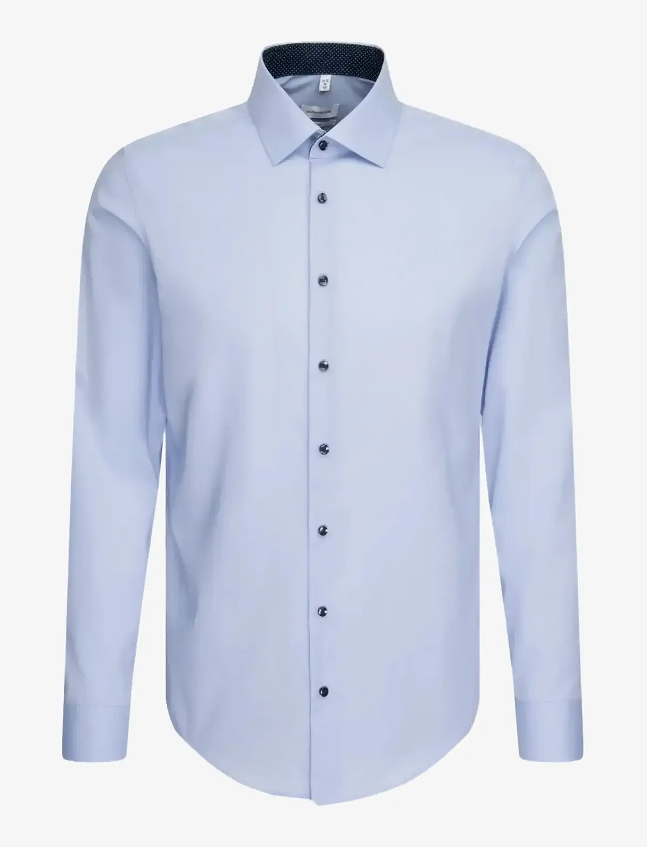 Seidensticker - Business Kent 98 Patch 12 1/1 - formal shirts - light blue - 1