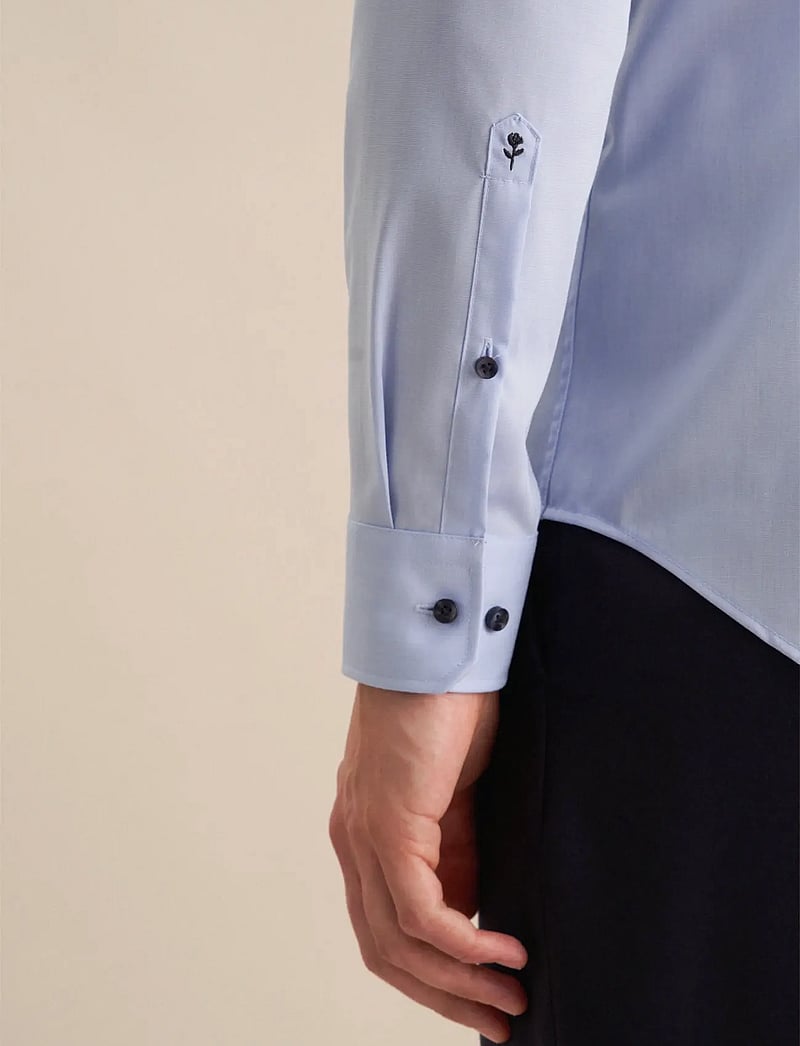 Seidensticker - Business Kent 98 Patch 12 1/1 - formal shirts - light blue - 5
